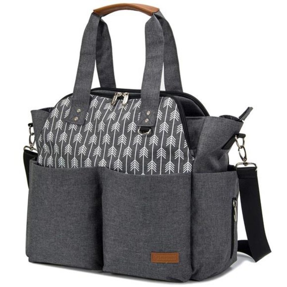 Diaper Bag Tote Large Mommy Bag for Hospital,BabyBags for Mom Travel Diaper Tote